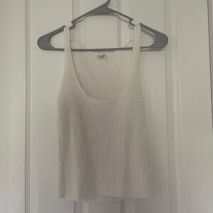 John Galt Sleeveless Knit Tank Top - Cream